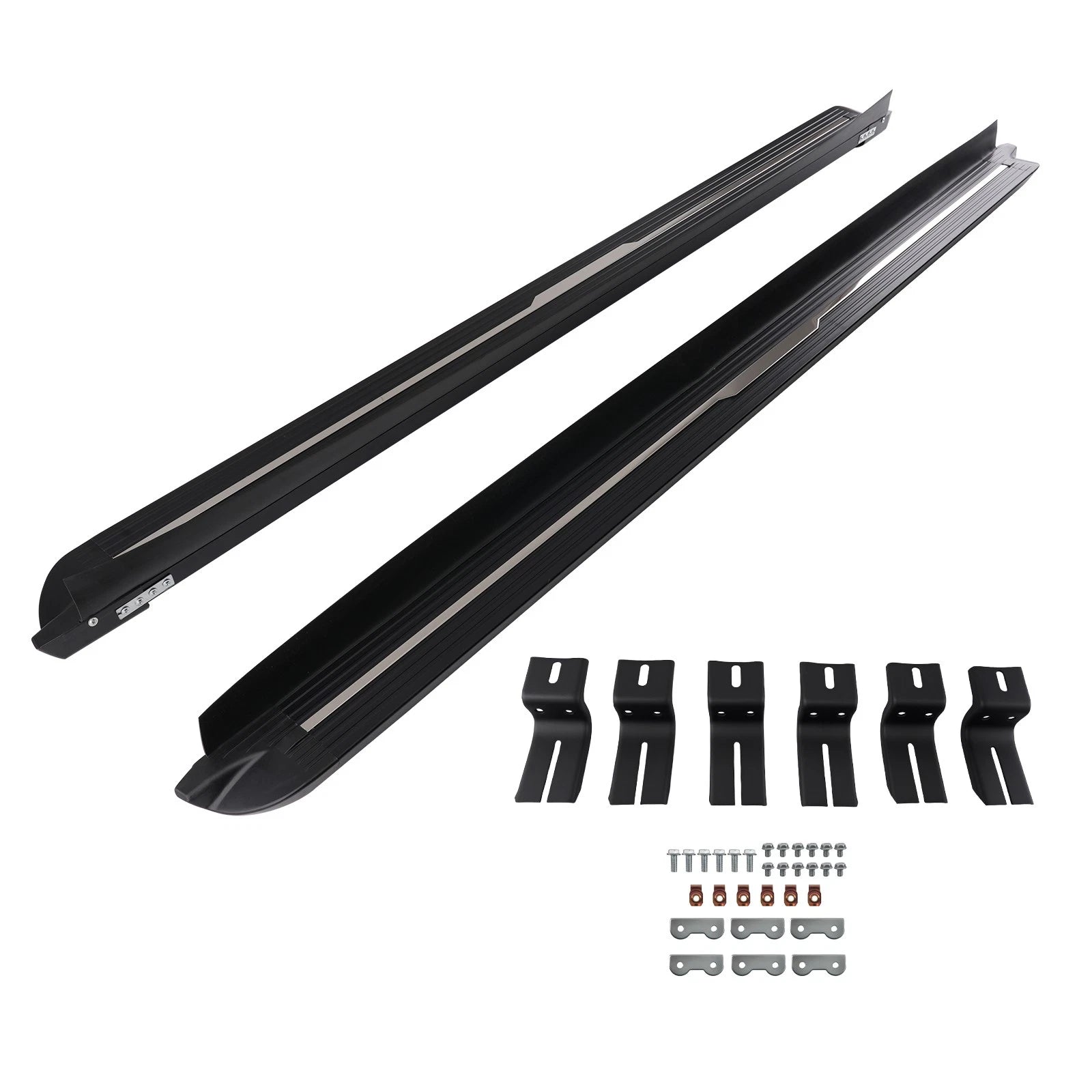 Anti-Slip Running Board for Ford Explorer (2020–2026) Black Silver Side Step