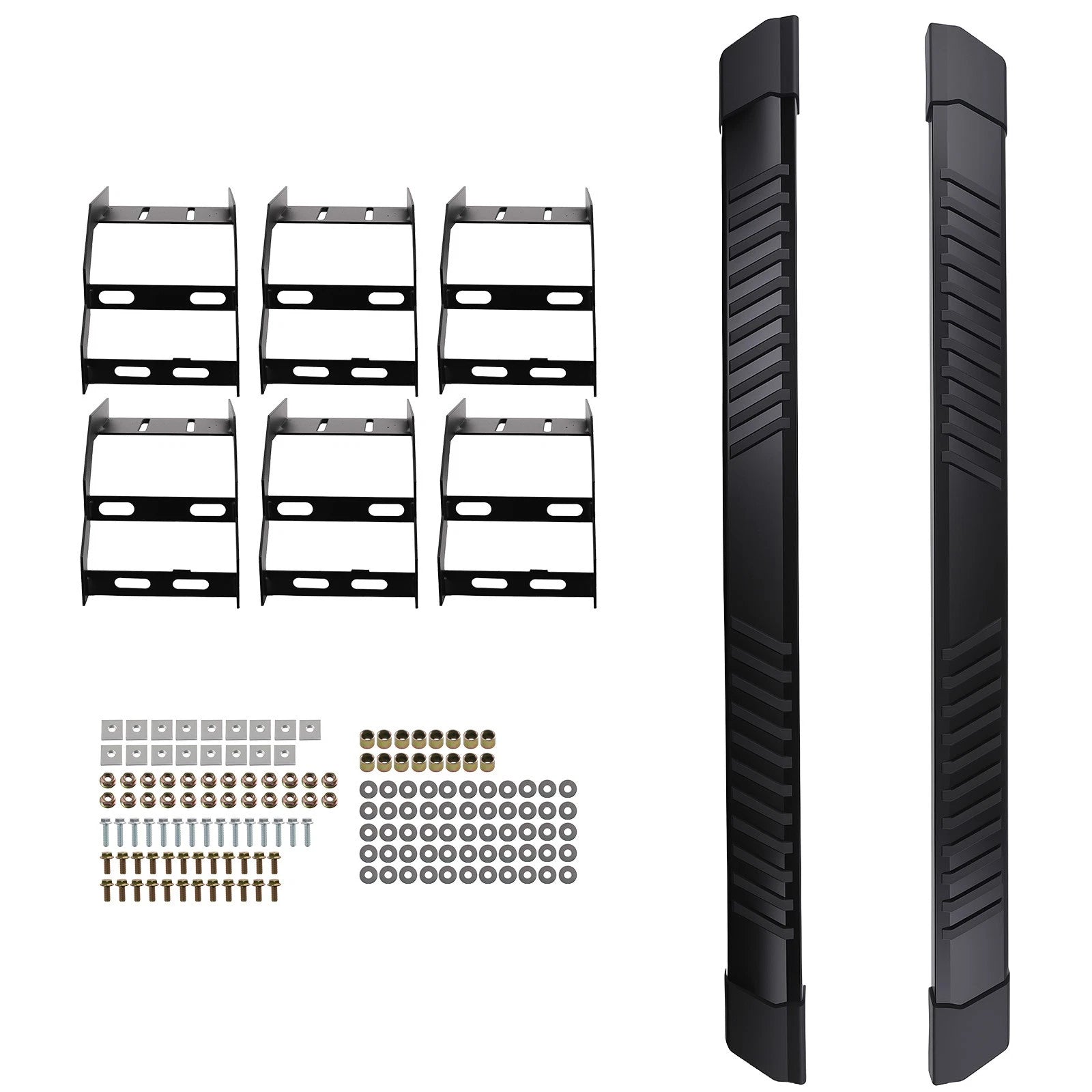6 Inch Side Steps for Ford F-150 SuperCrew Cab (2015–2026) Non-Slip