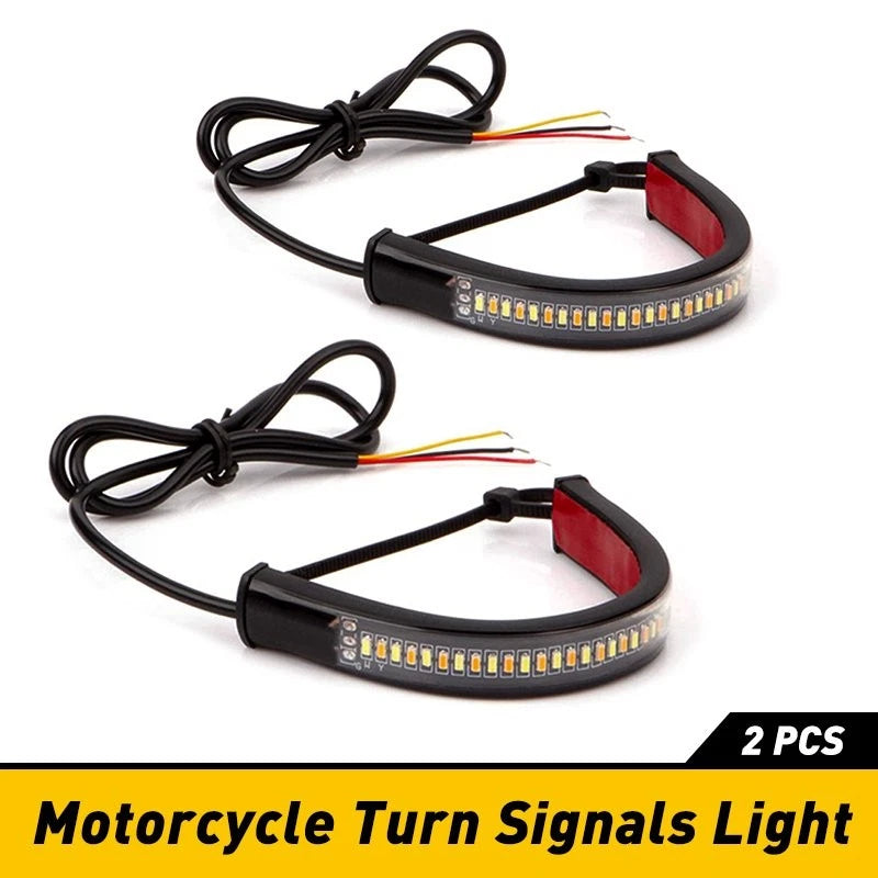 Amber White LED Turn Signal Indicators for Motorcycle (Motor)