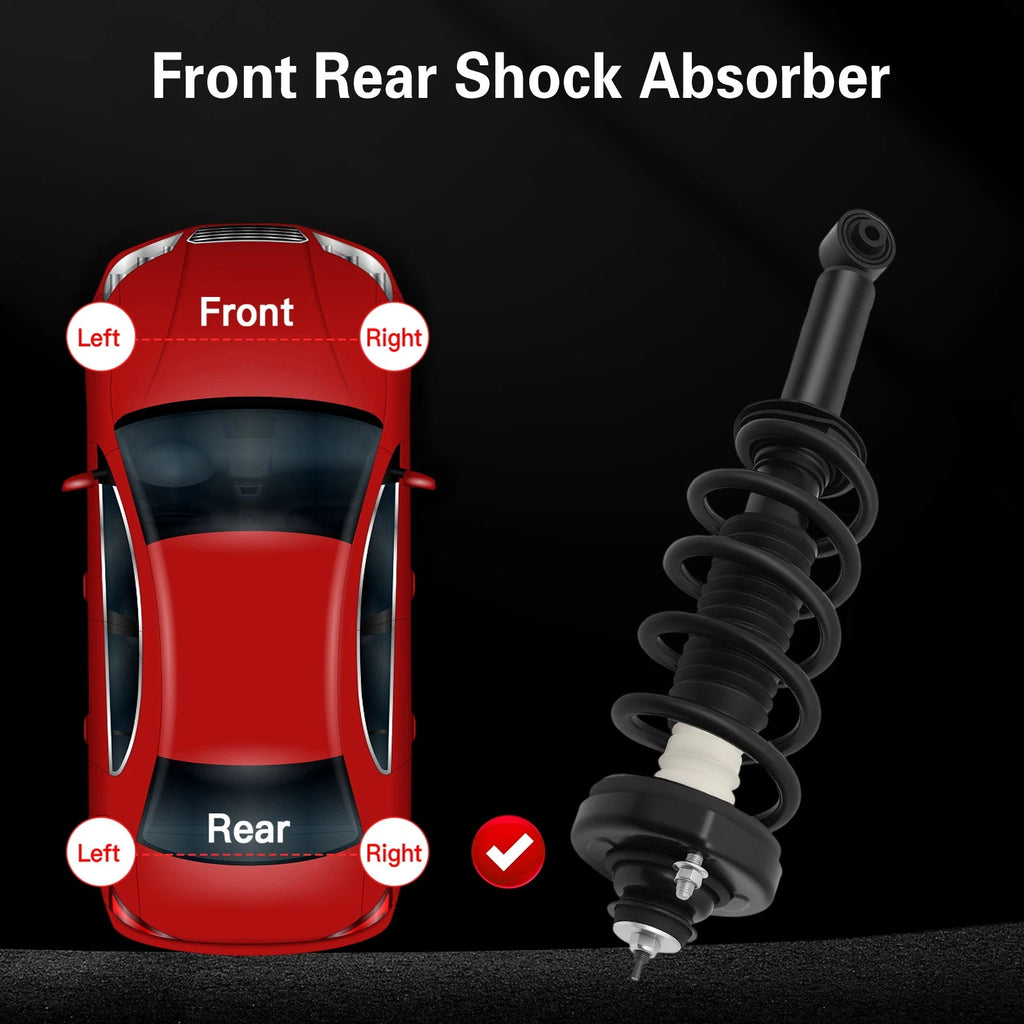 Set of 2 Rear Shocks Struts Assembly for Dodge Journey (2011-2019)