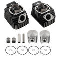 Top End Rebuild Kit Cylinder Pistons Rings Wrist Pins for Yamaha RD350 1973-1975