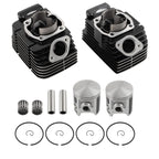 Top End Rebuild Kit Cylinder Pistons Rings Wrist Pins for Yamaha RD350 1973-1975