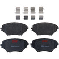 Set of 4 Disc Brake Pads for Toyota RAV4 (2001–2005)