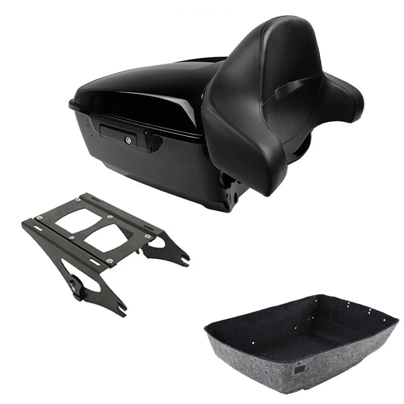 King Trunk Luggage Backrest Mount for Harley Touring Street Glide (2014–2026)