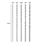 5pcs Extra Long Drill Bit Set 150mm 2-5mm for Automotive Applications