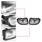 Pair Clear Lens Fog Lights for Toyota MR2 (1991–1995)