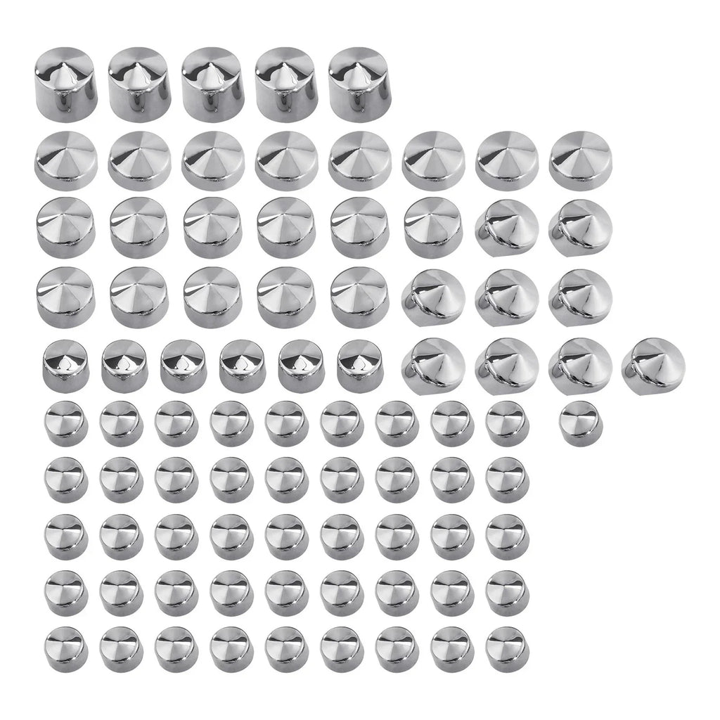 83 Pcs Bolt Topper Cap Covers for Harley Twin Cam Road King (1994-2006)