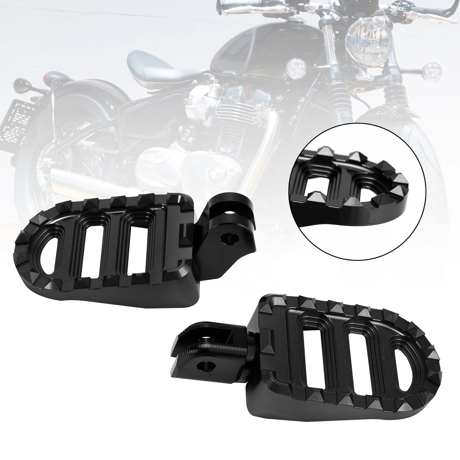 Front Footrests Foot Pegs for Bonneville Bobber (2017–2023) Rocket 3R (2020–2023)
