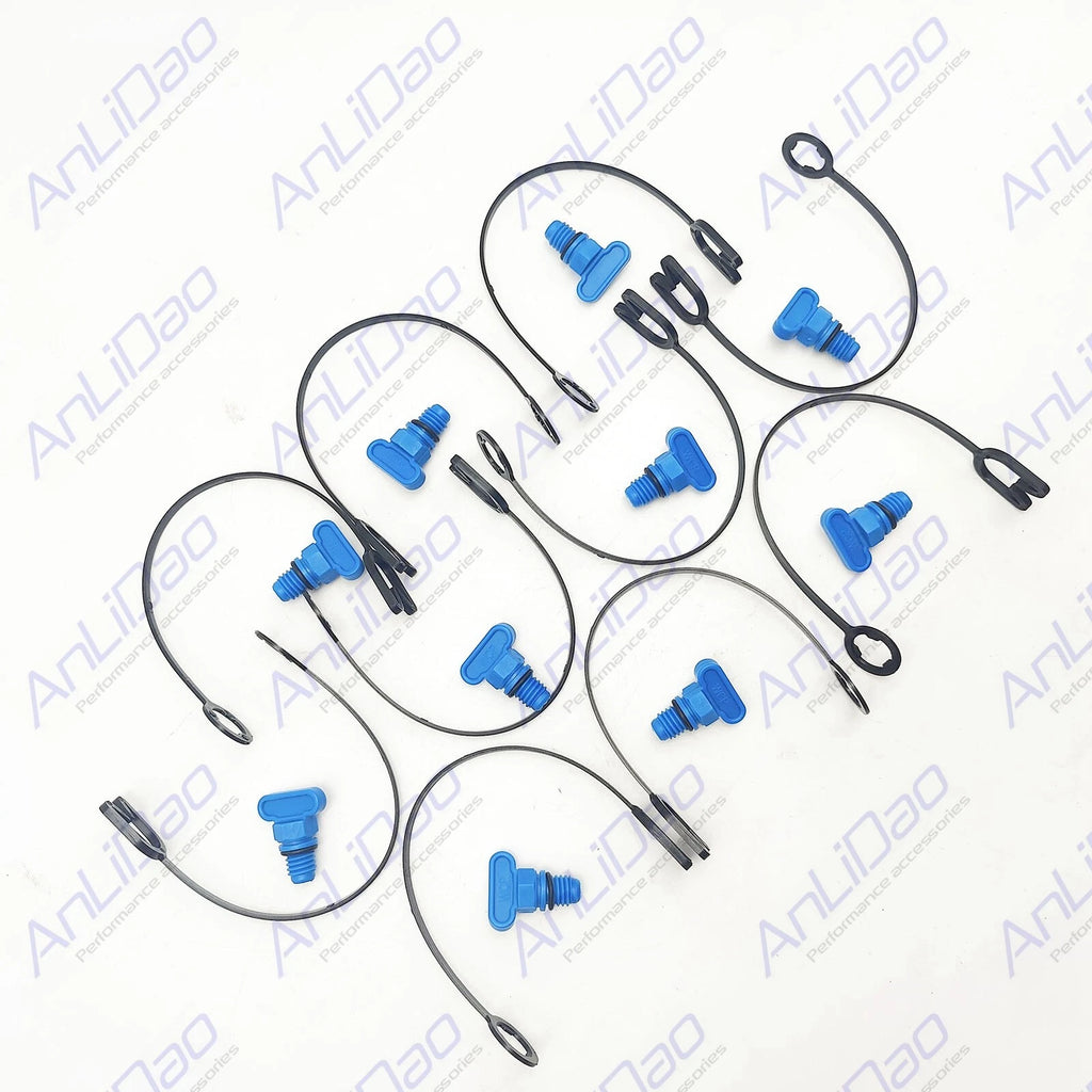 10Pcs O-Ring Retaining Strap Drain Plug for Volvo Penta (21114522, 3849500, 3849892)