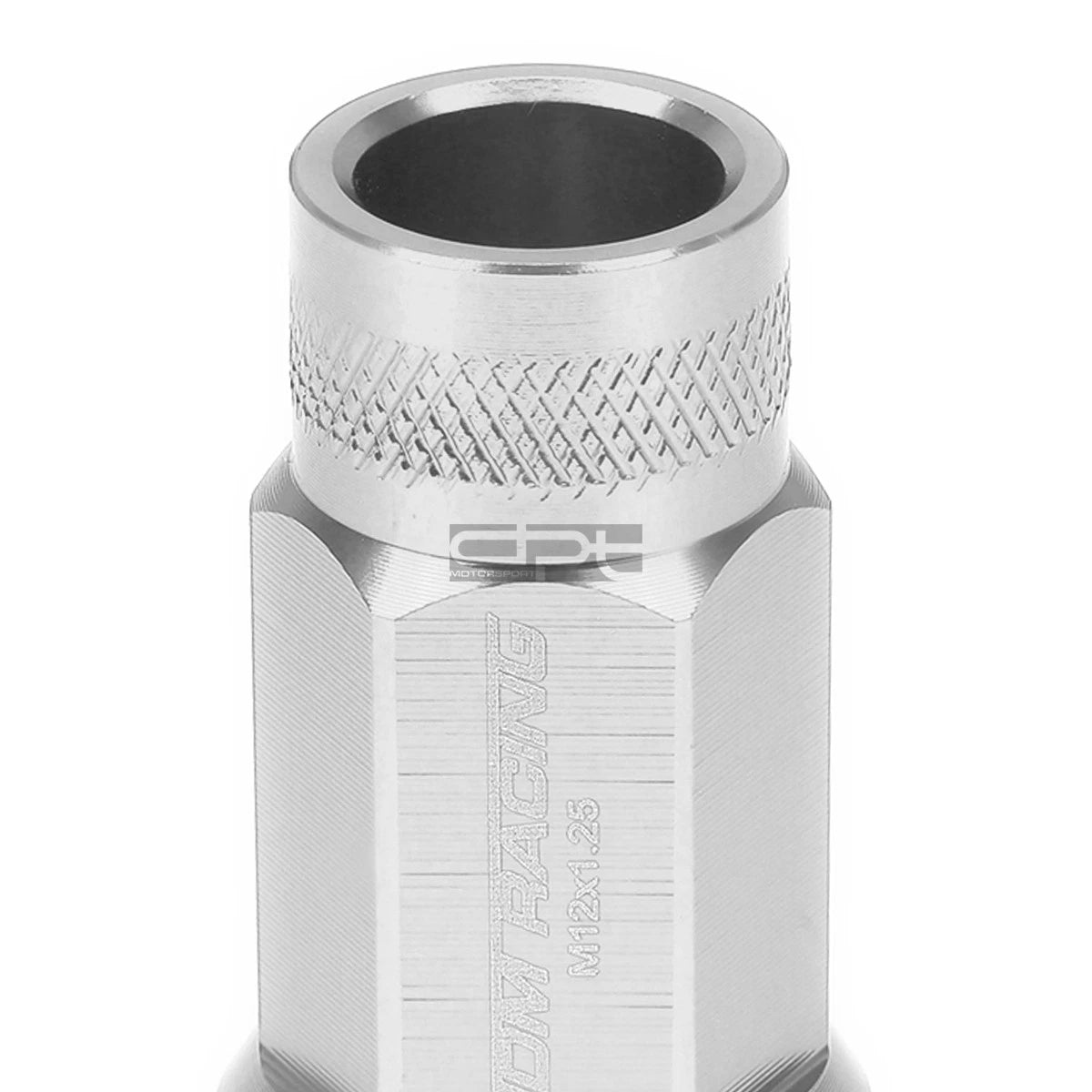 20x Open End M12x1.25 50mm Tall Aluminum Lug Nuts for JDM Vehicles