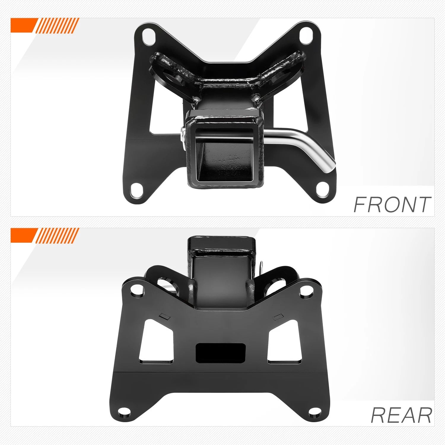 Set of 2 Side Step Nerf Bars for Silverado/Sierra Regular Cab (2007–2019)