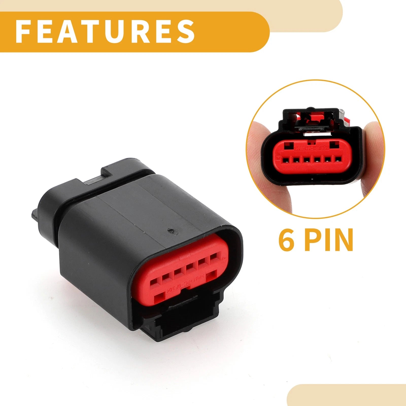 6 Pin Throttle Position Sensor Connector Plug for Ford 