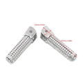 Chrome Front Foot Pegs Adapters for Yamaha FZ-09 FZ-07 (2014-2017)