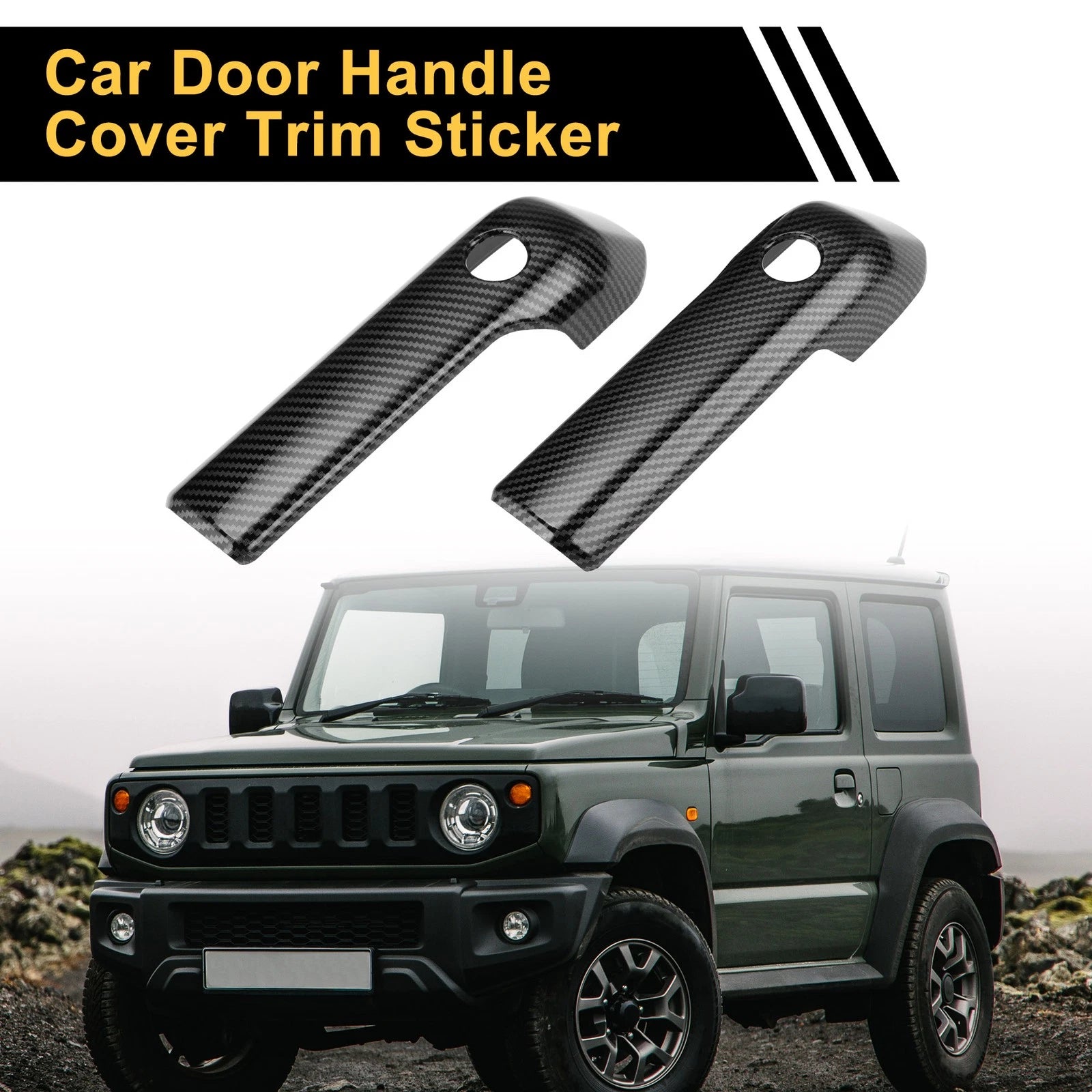 2pcs Door Bowl Handle Trim for Suzuki Jimny & Jimny Nomad & Jimny Sierra (2018–2023)