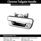 Tailgate Latch Handle for Chevy Colorado GMC Canyon Isuzu (2004–2012) GM1915118 Chrome