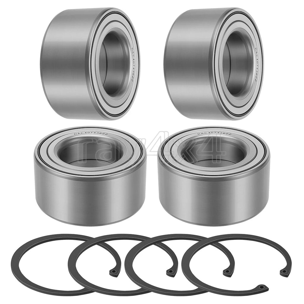 Set of 4 Front Rear Wheel Bearings for Honda Pioneer 1000 & 1000-5 (2016–2023) 91054-HL3-A41