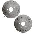 Set of 2 Front Disc Brake Rotors for Mercedes W204 (2007–2014) - Hella Pagid