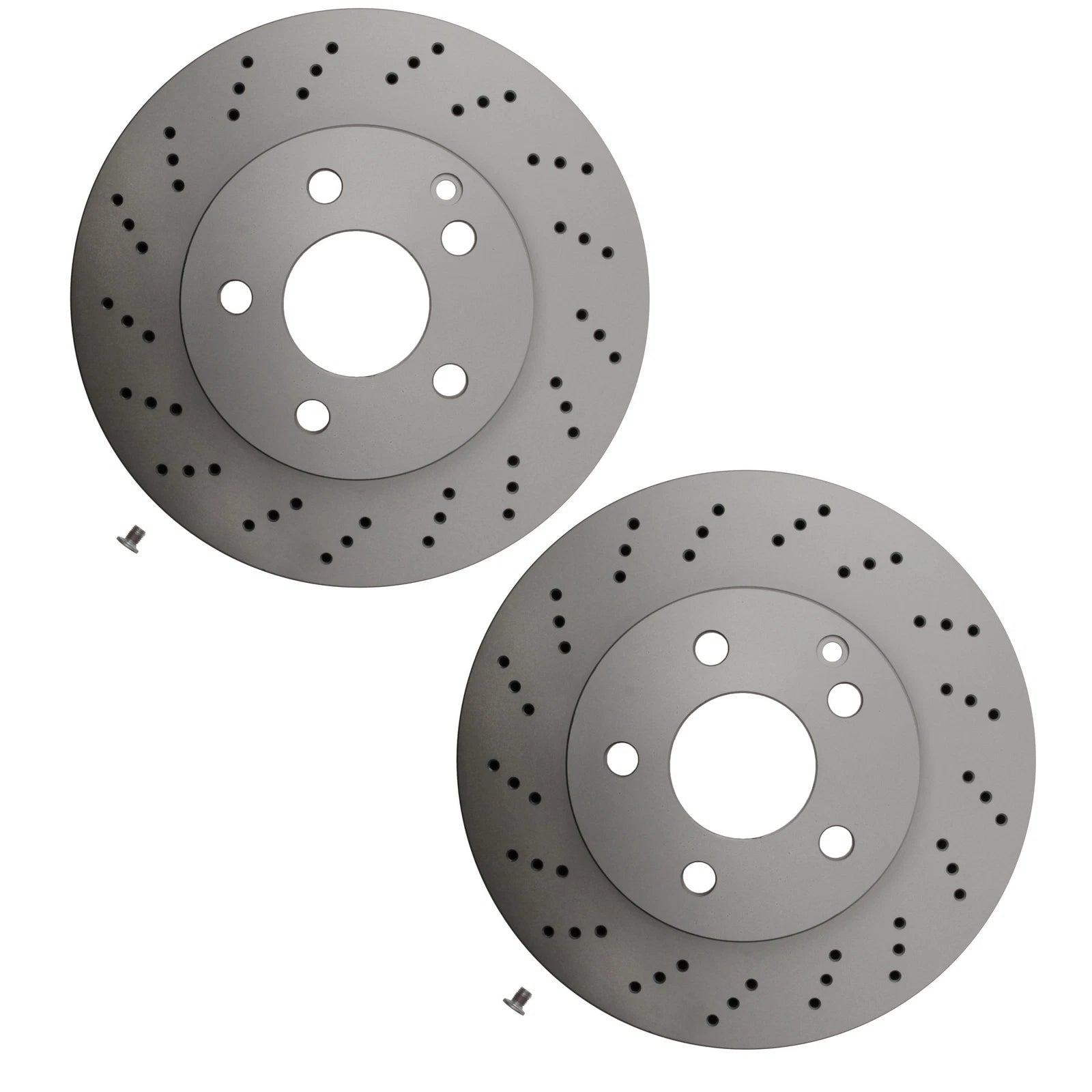 Set of 2 Front Disc Brake Rotors for Mercedes W204 (2007–2014) - Hella Pagid