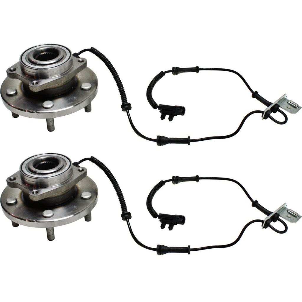 Wheel Hubs for Dodge Grand Caravan (2008–2020) Front LH & RH with Bearing & Sensor