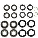 Set of 2 Front Rear Wheel Bearing Seal Kits for Yamaha Rhino 450 660 700 (2005–2013)