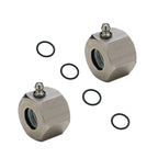2 Sets Steering Tube Cable Grease Nut for OMC (2861, FSM068) 7/8 Inch