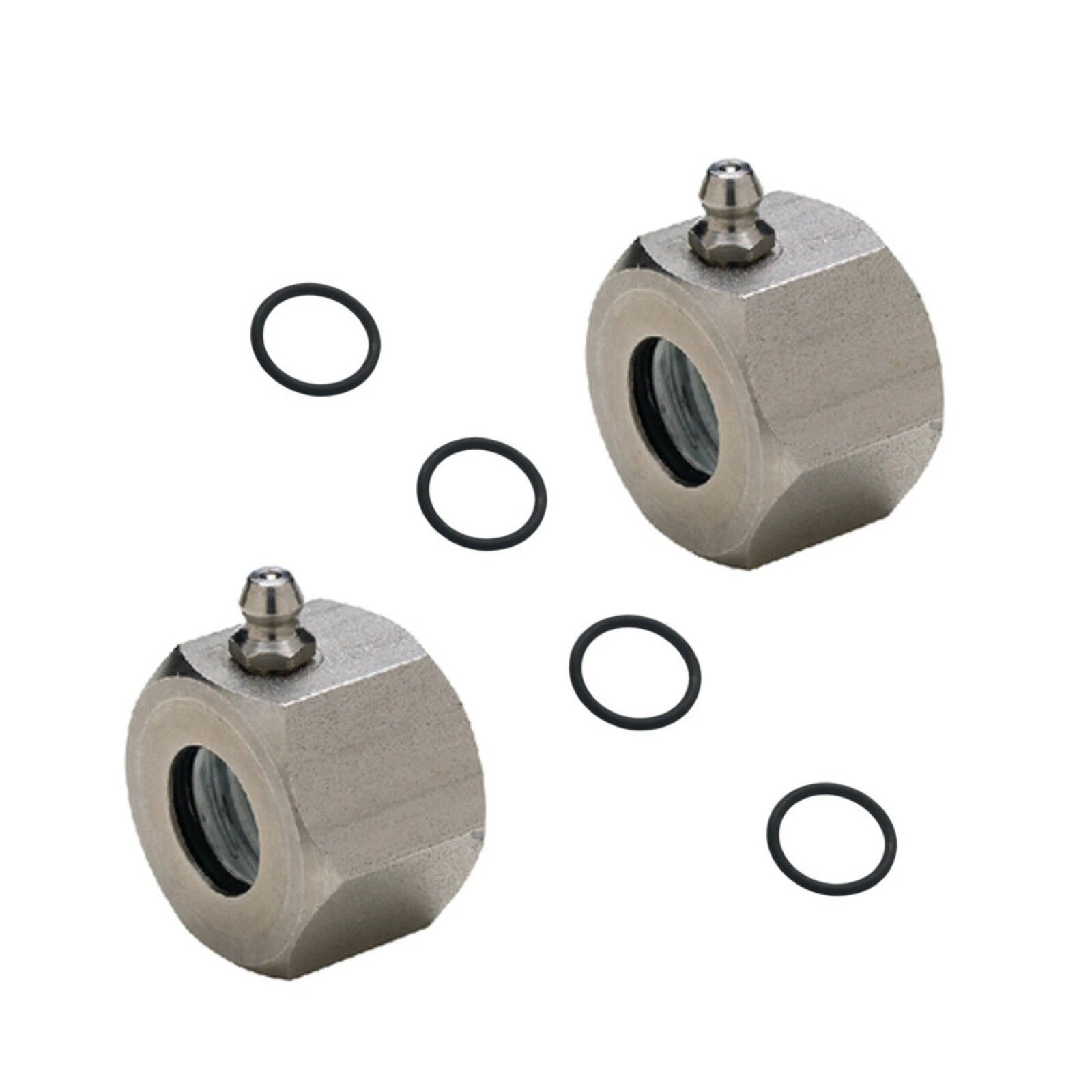 2 Sets Steering Tube Cable Grease Nut for OMC (2861, FSM068) 7/8 Inch