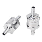 6mm Aluminum Fuel Check Valves with 4 Clamps for Boats and Motorcycles