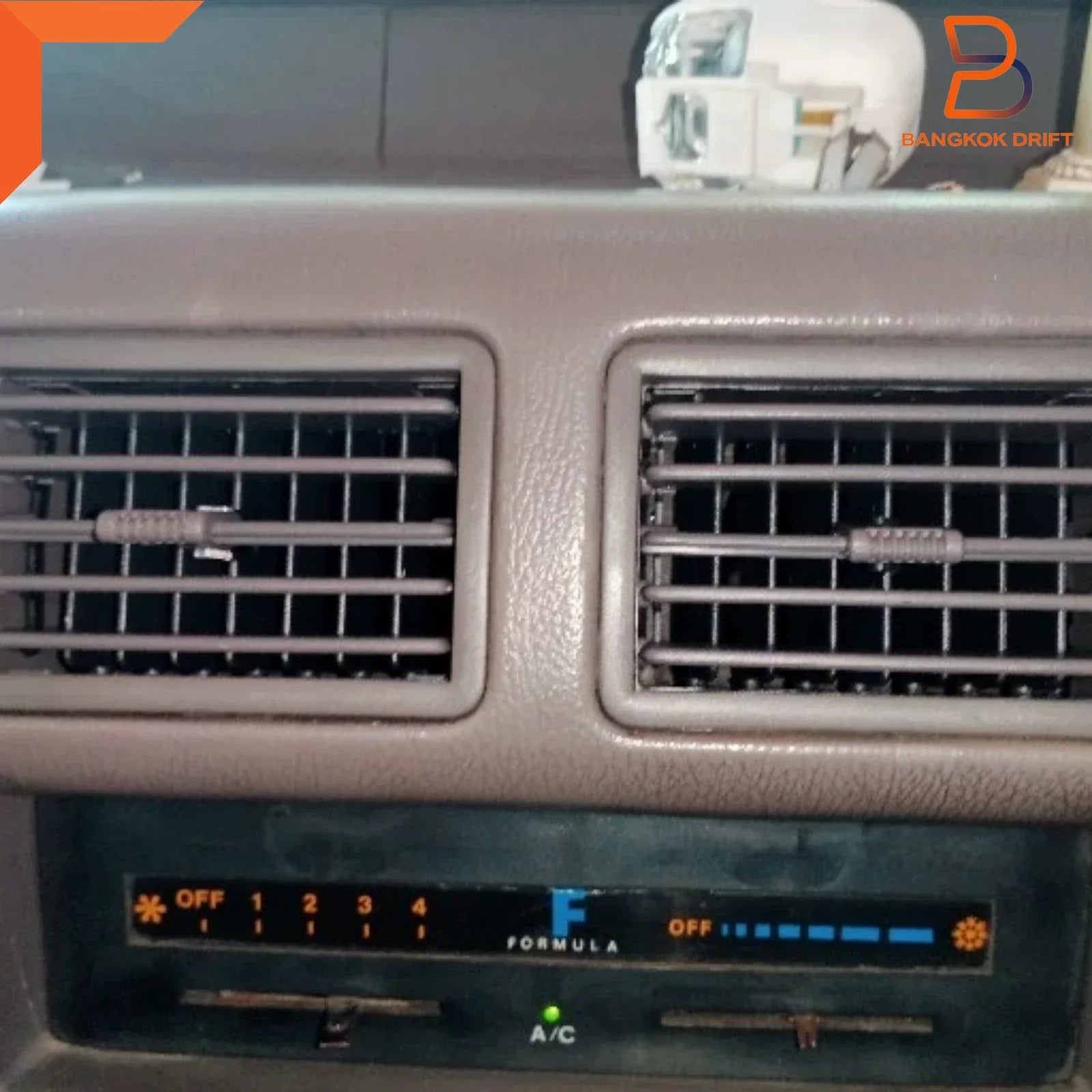 4x AC Heater Vents Grey for Holden Rodeo TF Pickup (1988-1996)