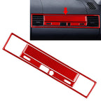 Storage Box Cover Trim for BMW 3 Series E36 (1994-1996) Carbon Fiber Red