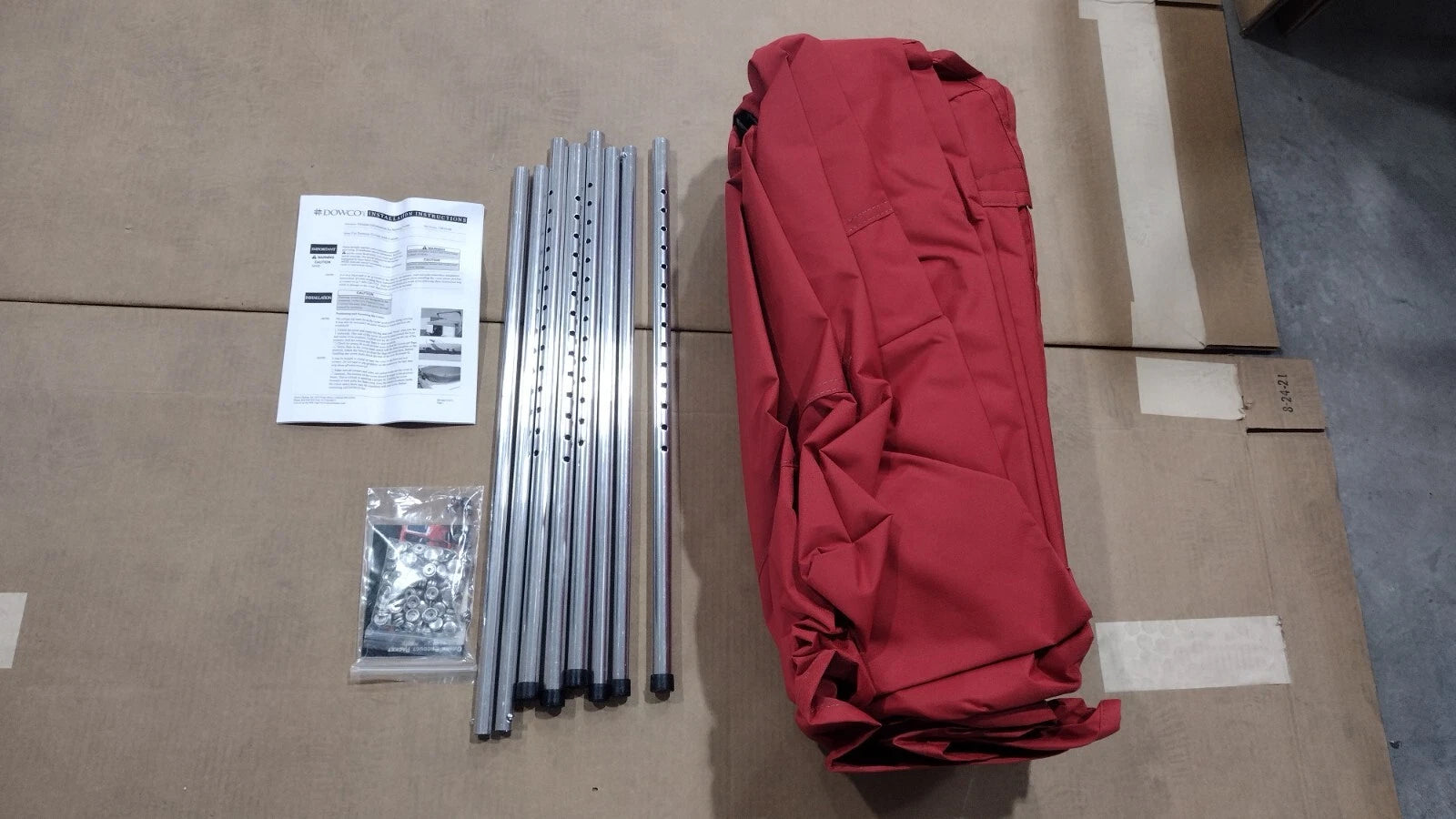 Pontoon Cover for Party Barge 18 (31499-22) - Red