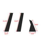 Door Window Pillar Posts Vinyl Decals for Honda Civic (2016-2021)