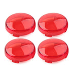 Set of 4 Turn Signal Lens Light Covers for Harley Touring Softail Dyna