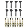Set of 8 Ignition Coils & NGK Laser Platinum Spark Plugs for Audi R8 RS4 RS5 (2007–2021)