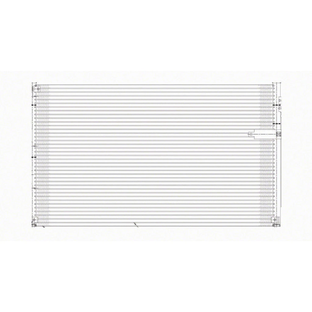 Replacement A/C Condenser w/Receiver Drier (See compatibility Chart)