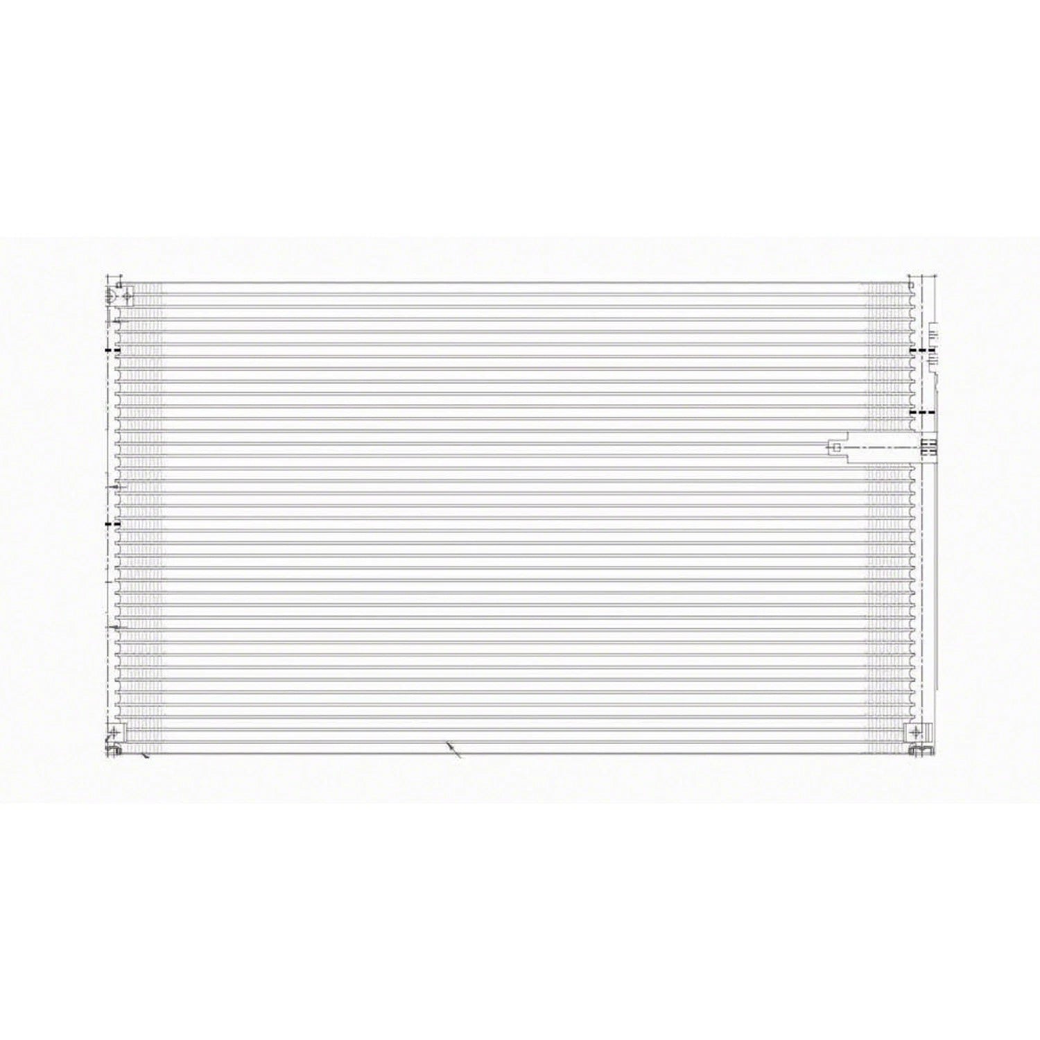 Replacement A/C Condenser w/Receiver Drier (See compatibility Chart)
