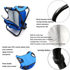 Portable Folding Camping Fishing Chair Stool Travel Backpack Beach Bag