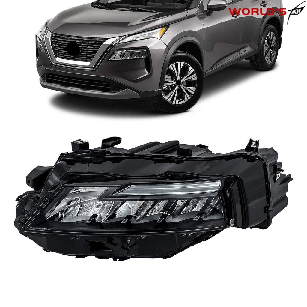 Full LED Headlight Assembly for Nissan Rogue S (2021–2023) Left Side
