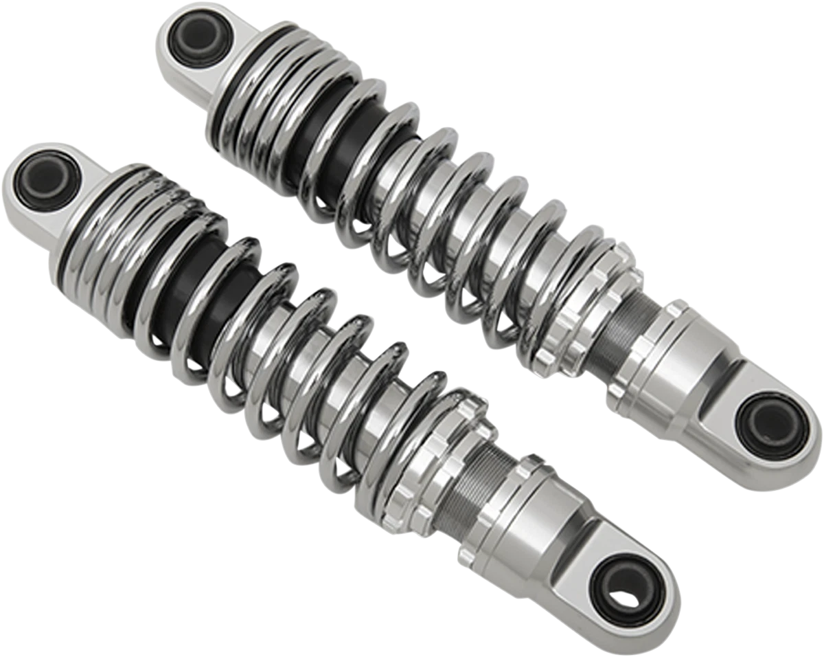 Premium Ride-Height Adjustable Chrome Shocks for
