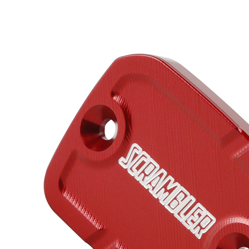 Red Front Brake Fluid Reservoir Cap for Ducati Scrambler 1100 800 (2015–2025)