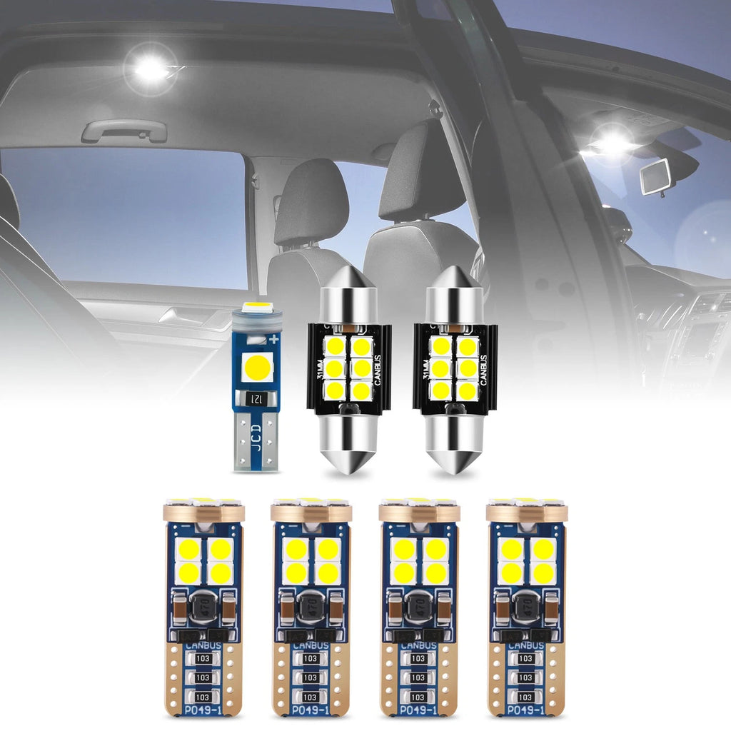 Set of 7 Interior Dome Glove Box Light Bulbs for Toyota Highlander (2001–2007)