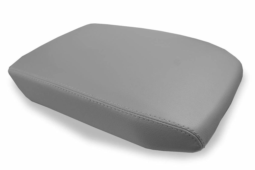 Leather Console Lid Armrest Cover for Volkswagen Atlas (2018–2021) Gray