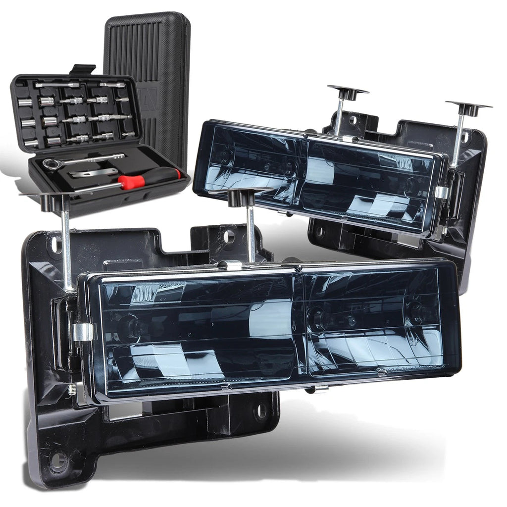 Smoked Housing Headlight for Tahoe/Yukon/Suburban GMT400 (1992–1999)