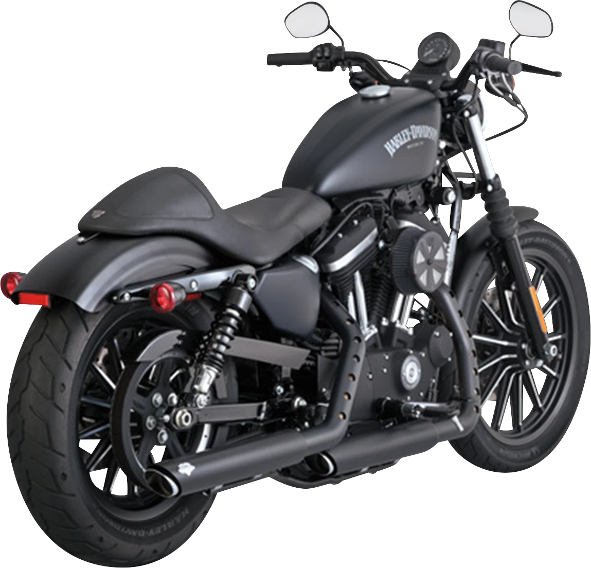 Vance & Hines 3" Twin Slash Slip-On Mufflers for Harley Davidson (46361)