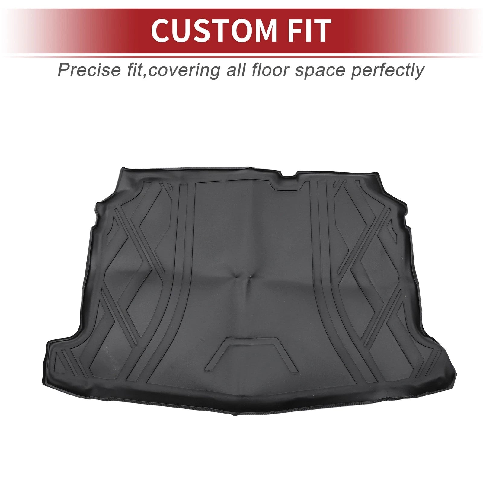 Cargo Liner Rear Trunk Mat for Volkswagen Golf R (2022–2024) Diamond Pattern
