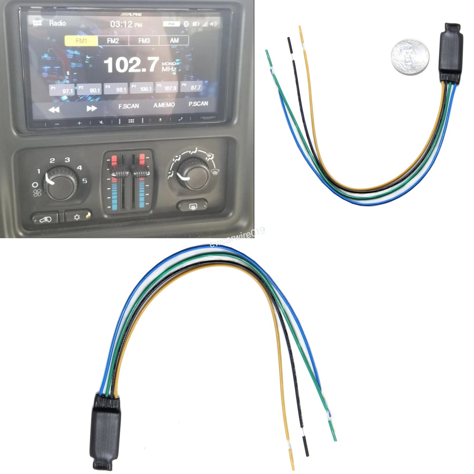 Parking Brake Bypass Override Plug for Alpine INE-S920HD ILX-007 X108U