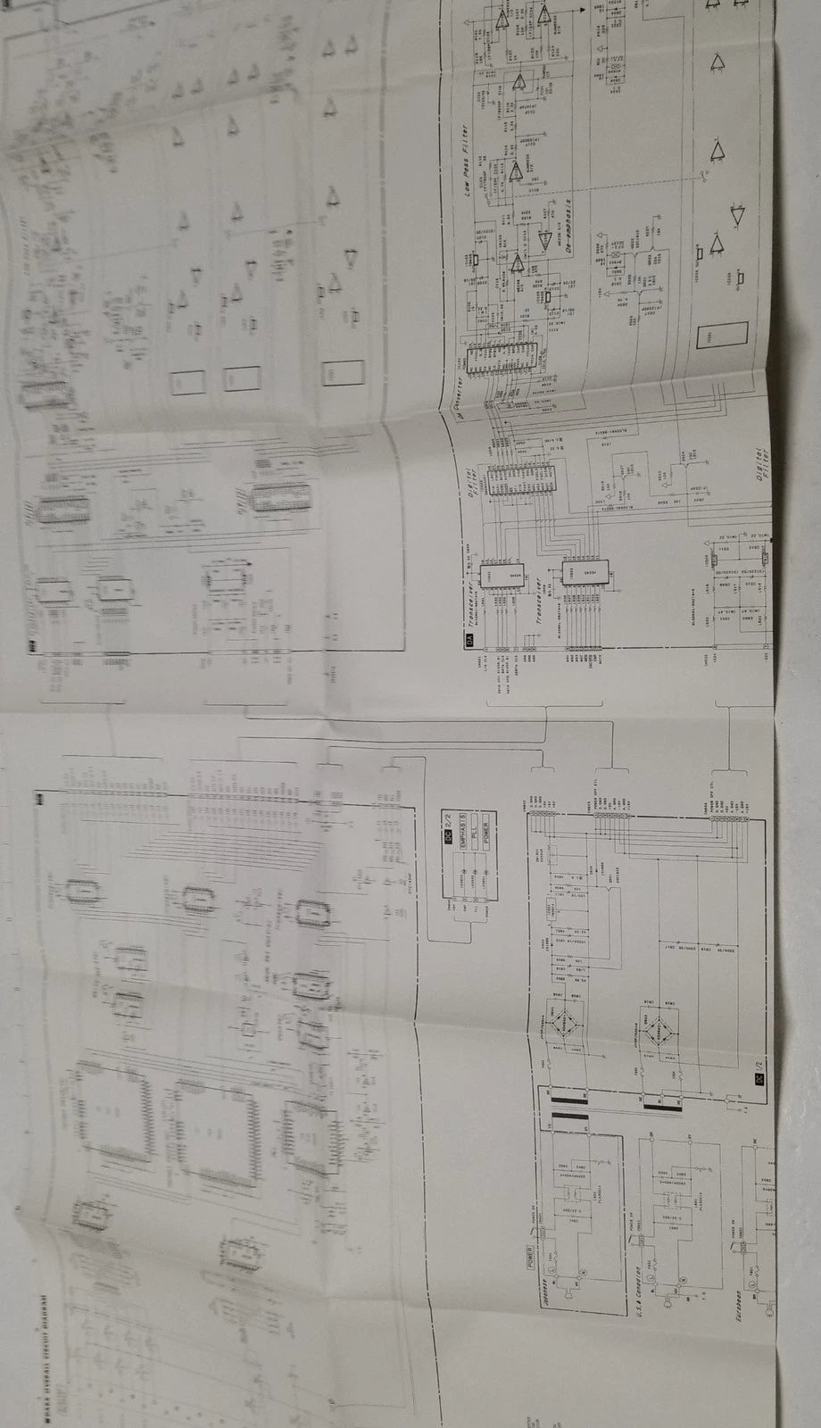 Yamaha DA8X SCH DA Converter Service Manual (Vintage)
