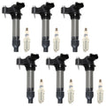 Set of 6 Ignition Coils & 6 ACDelco Iridium Spark Plugs for Buick GMC 3.6L V6