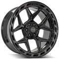 22" Gloss Black Wheel w/Brushed Face for 2001-07 Toyota Sequoia - RVO4344