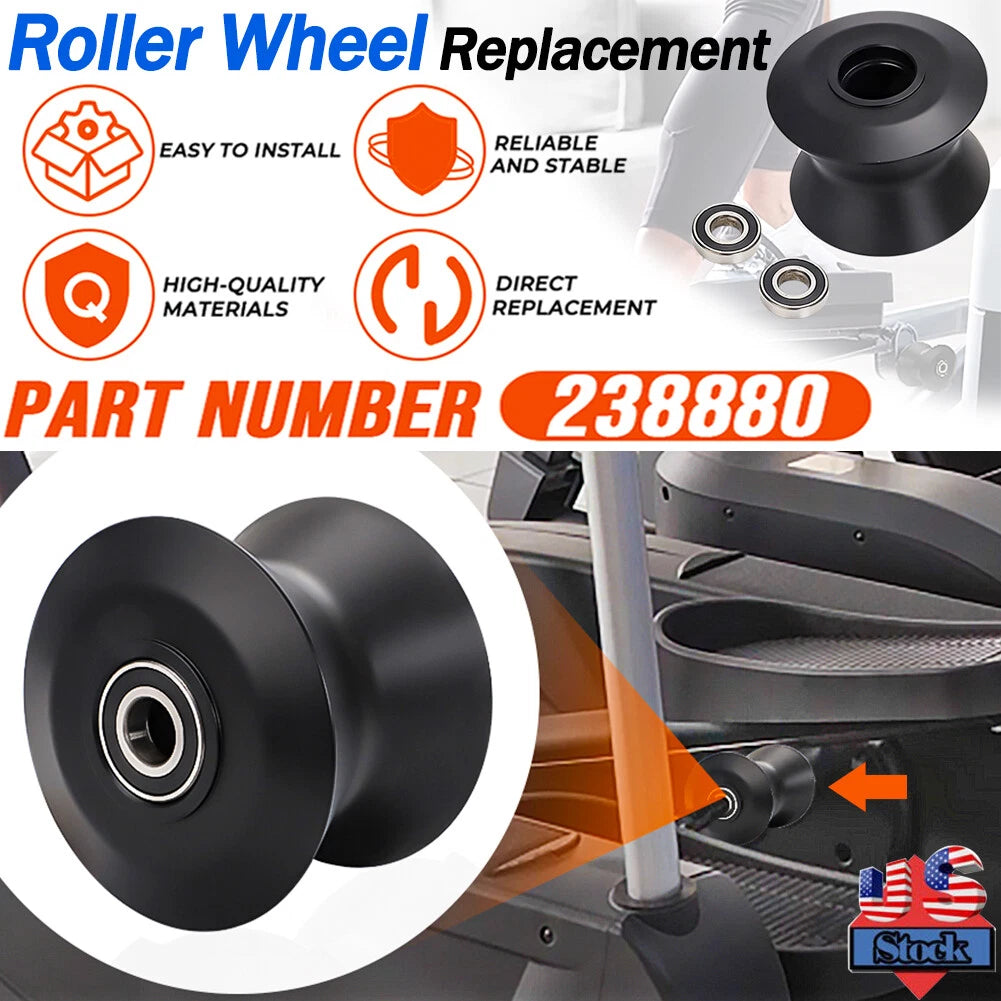 Elliptical Leg Roller Wheel Replacement for Proform XP 160 Trainer (600)