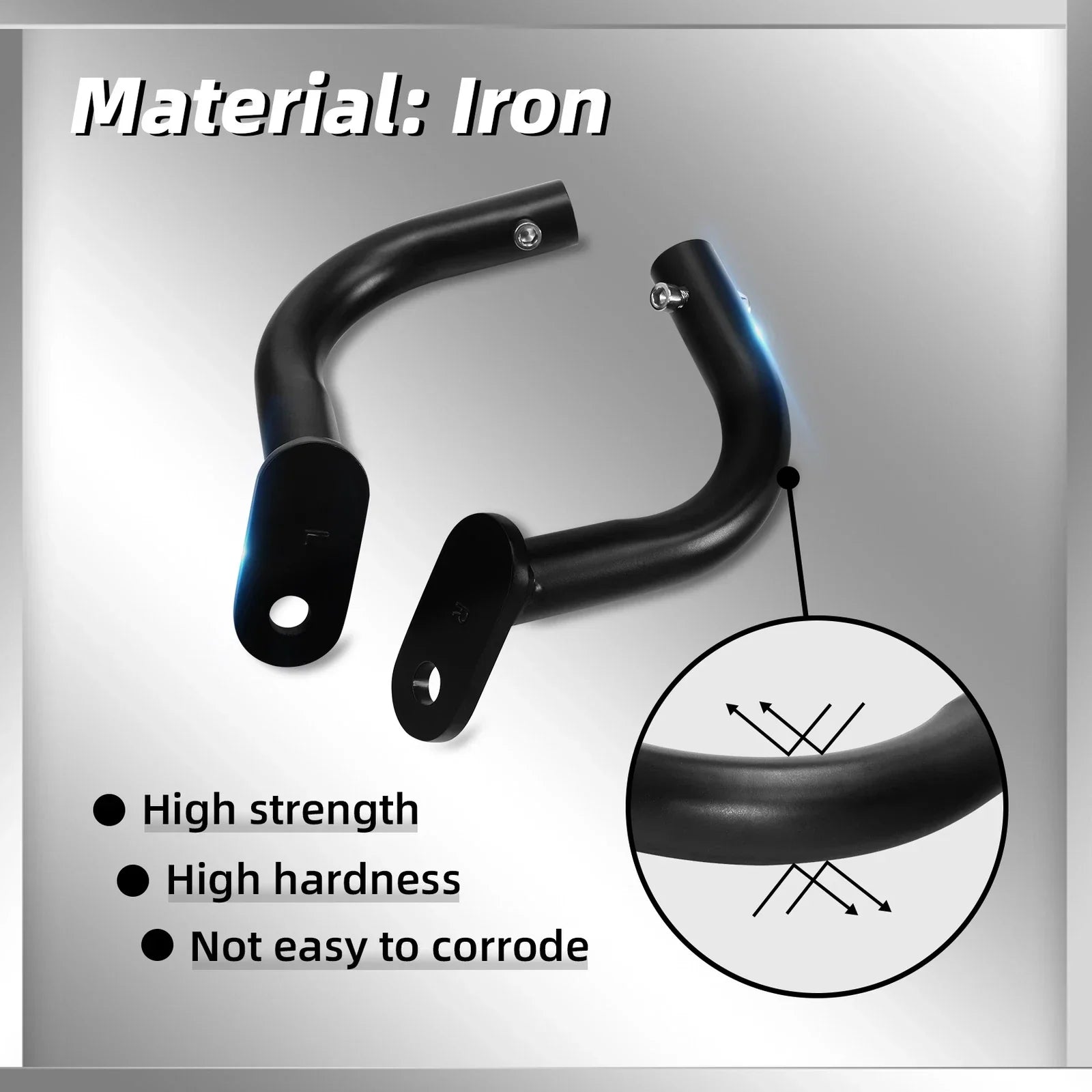 Hard Saddlebag Guard Support Bracket for Harley Touring (1997-2008)